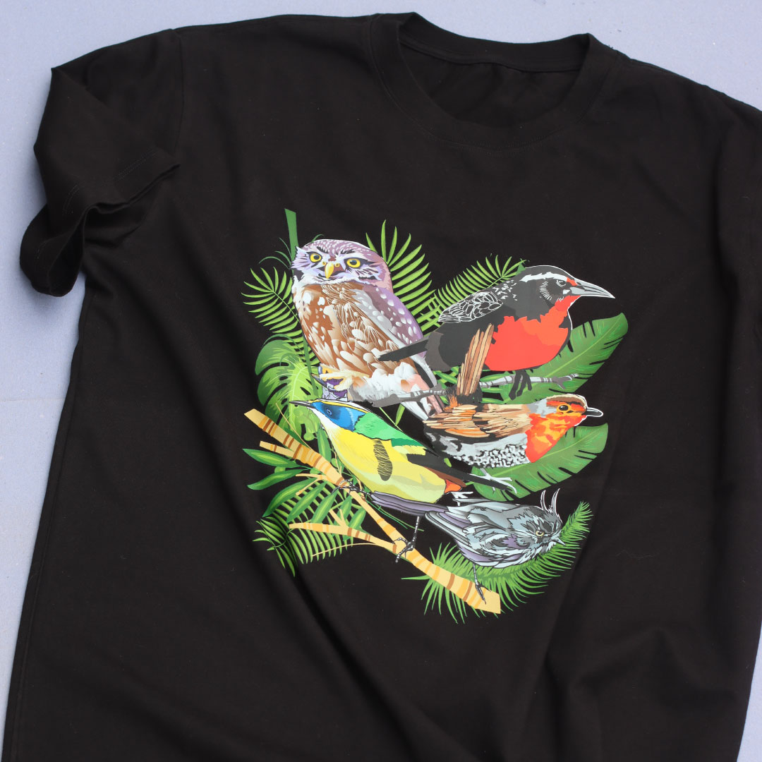 Polera Oversize Unisex "Aves de Chile" | Algodón 100% - Imagen 2