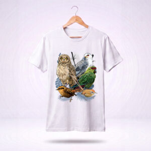 Polera Oversize Unisex "Aves de Nalhuitad" | Algodón 100%
