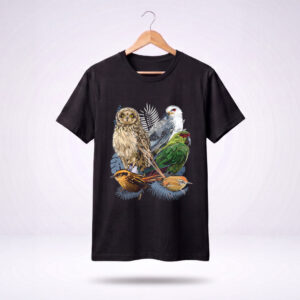 Polera Oversize Unisex "Aves de Nalhuitad" | Algodón 100%